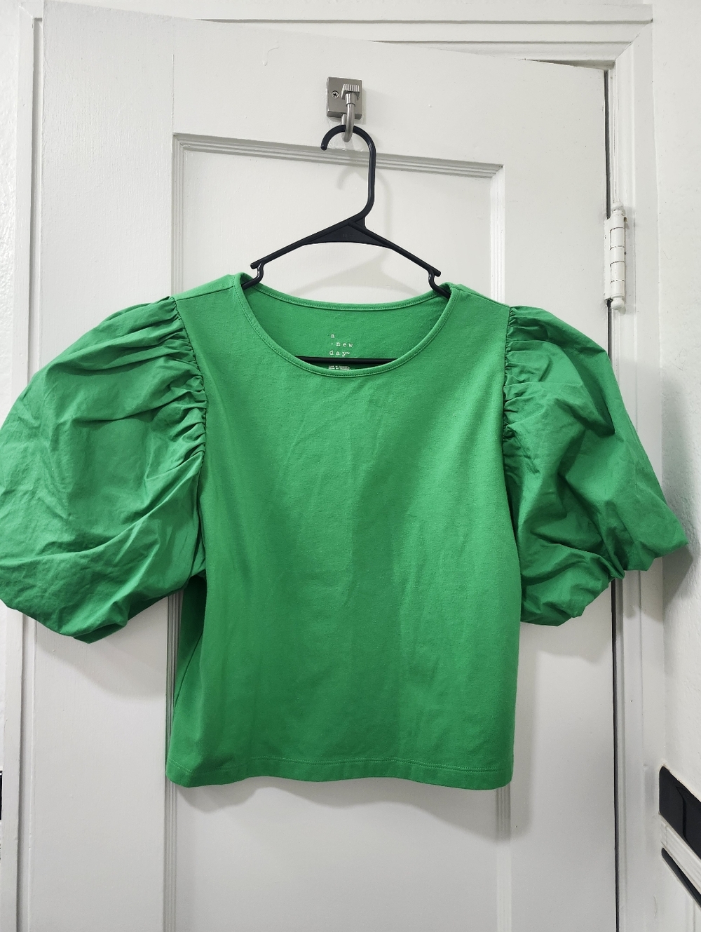 a new day Green Puff-Sleeve Tee